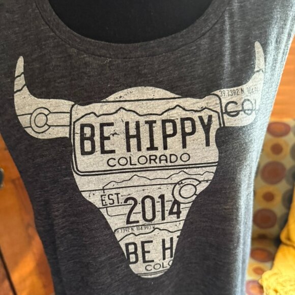 Be Hippy Colorado Graphic Muscle Tank, Size XL - Picture 3 of 8